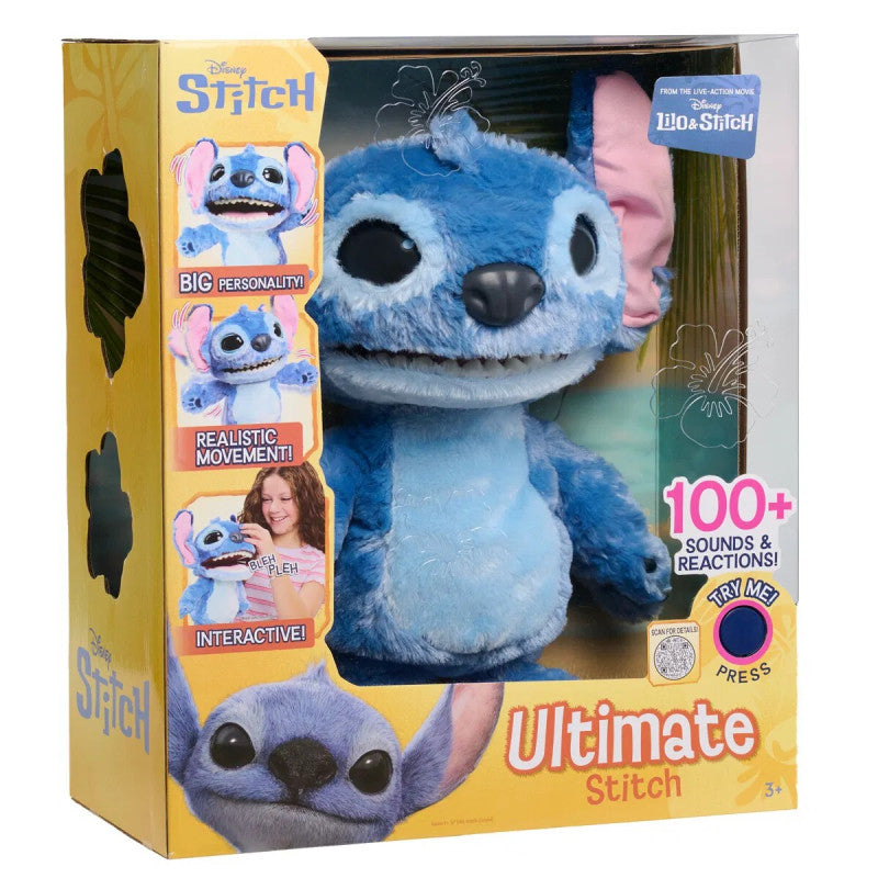Disney Ultimate Interaktiivinen Stitch Pehmolelu 43 cm