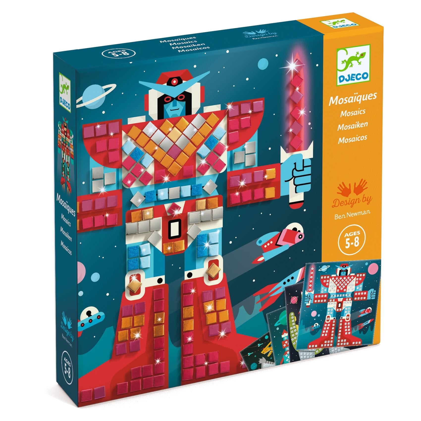 Djeco Lasten Mosaiikkityö Space Battle