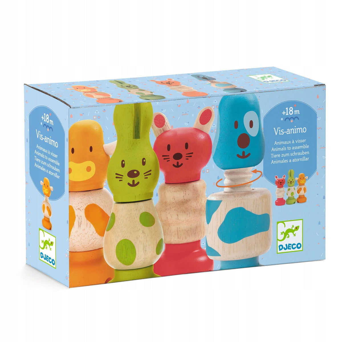 Djeco Puiset Ruuvattavat Eläimet