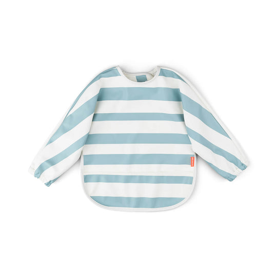Done by Deer Raidallinen Ruokalappu Hihoilla Blue