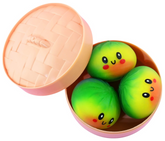 Dumpling Puristeltava Rainbow/Värikäs 3 kpl Pehmeä