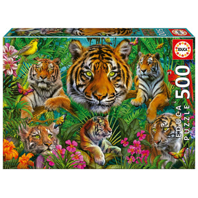 Educa 500 Palan Palapeli Tiger Jungle