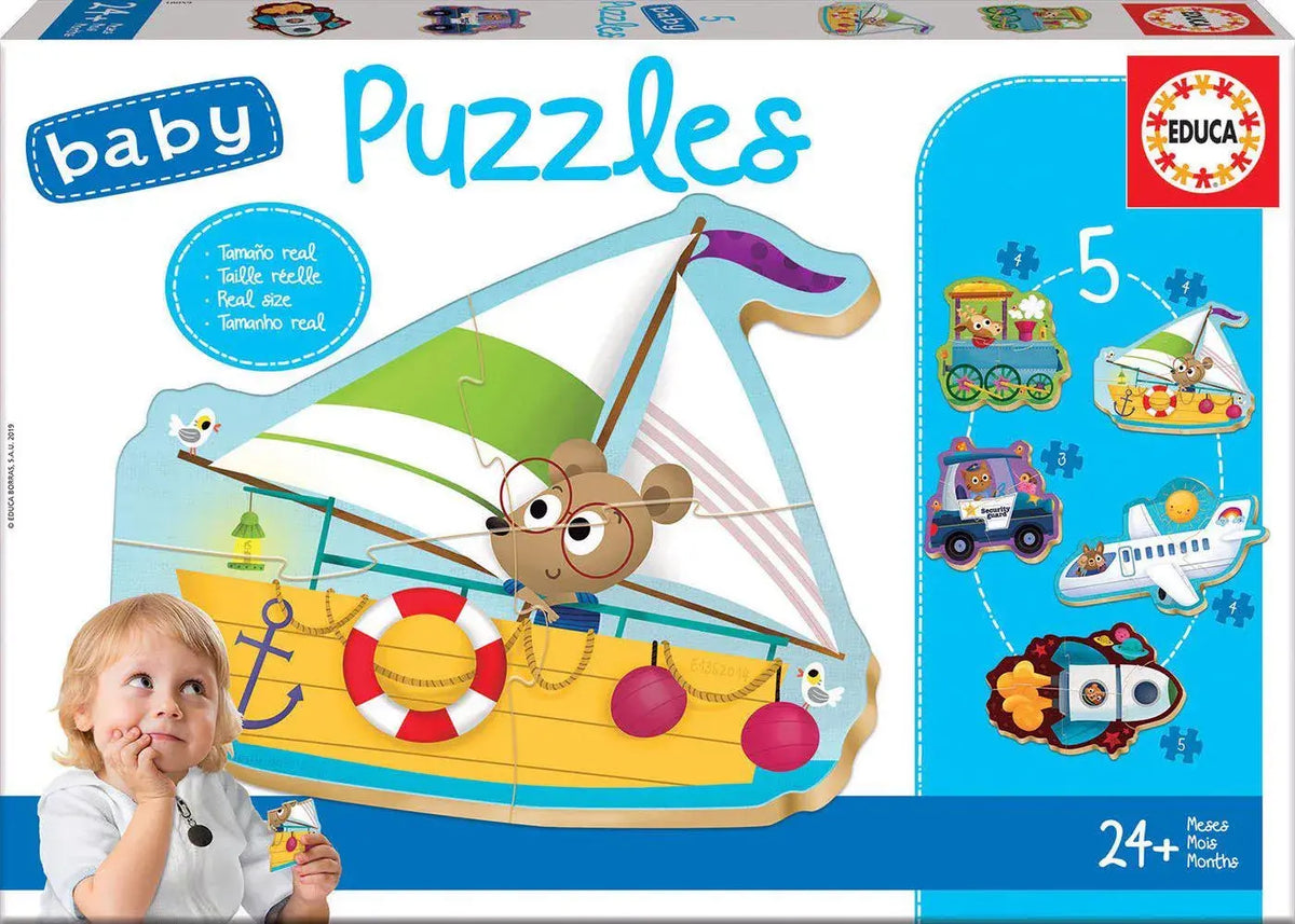 Educa Baby Kulkuneuvot Palapeli (5 kuvaa)