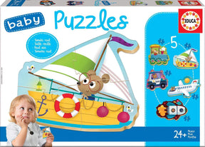 Educa Baby Kulkuneuvot Palapeli (5 kuvaa)
