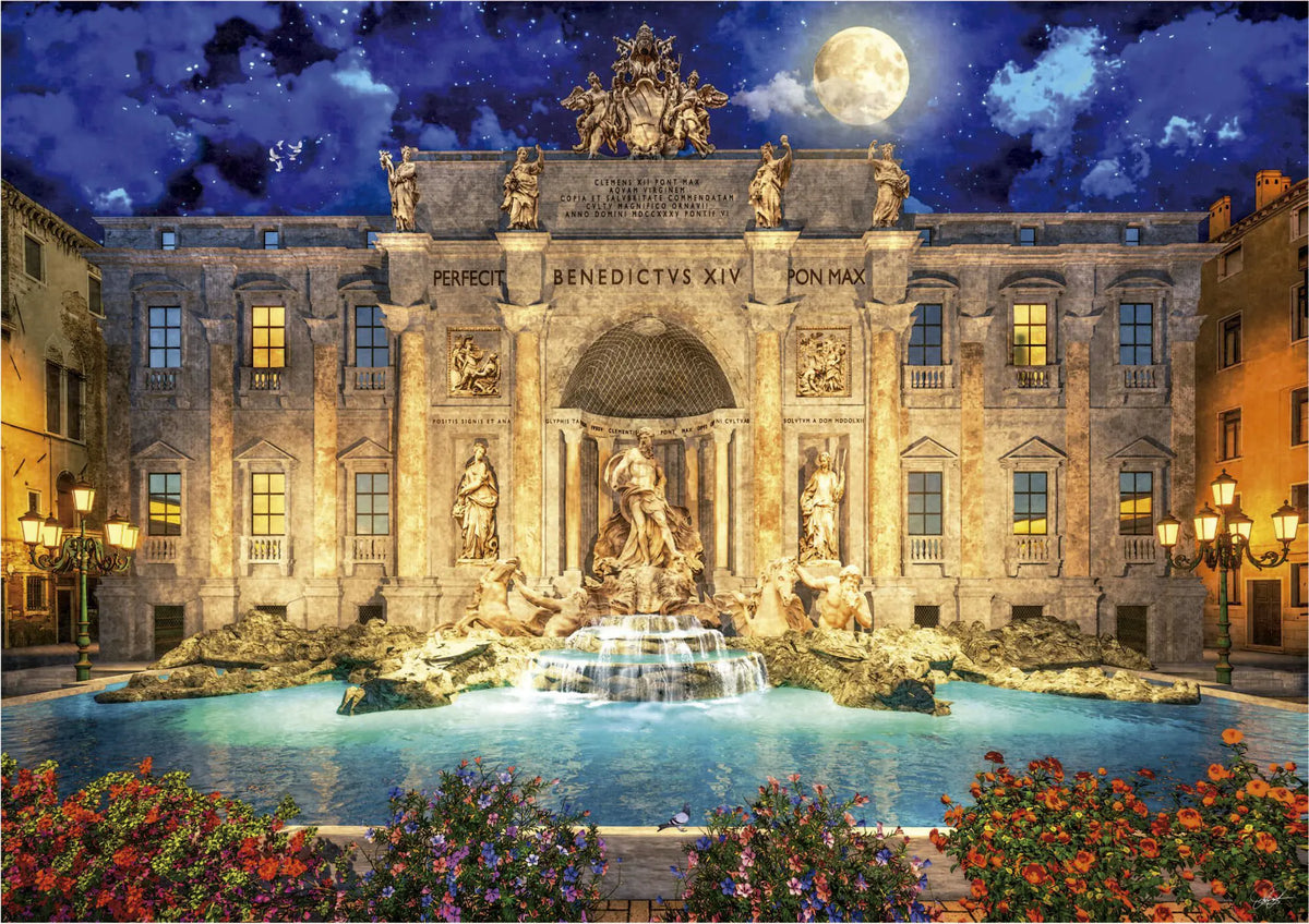Educa Fontana Di Trevi, Rome 1000 Palan Palapeli