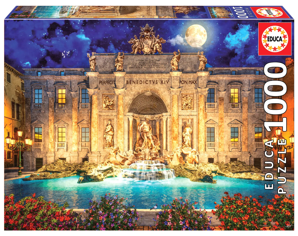 Educa Fontana Di Trevi, Rome 1000 Palan Palapeli