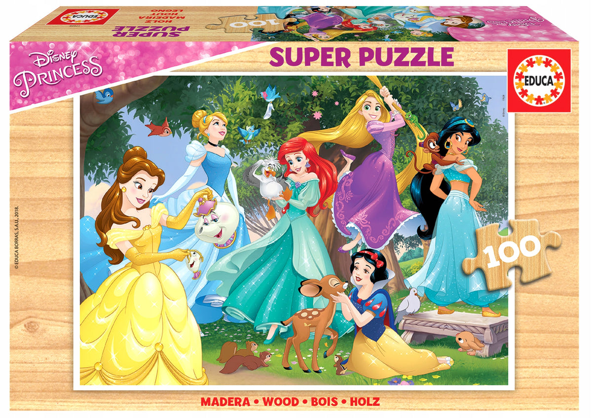 Educa Puinen Palapeli 100 Palaa Disney Princess