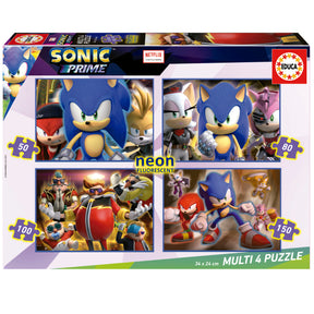 Educa Sonic Prime Neon Palapeli 50-80-100-150 Palaa