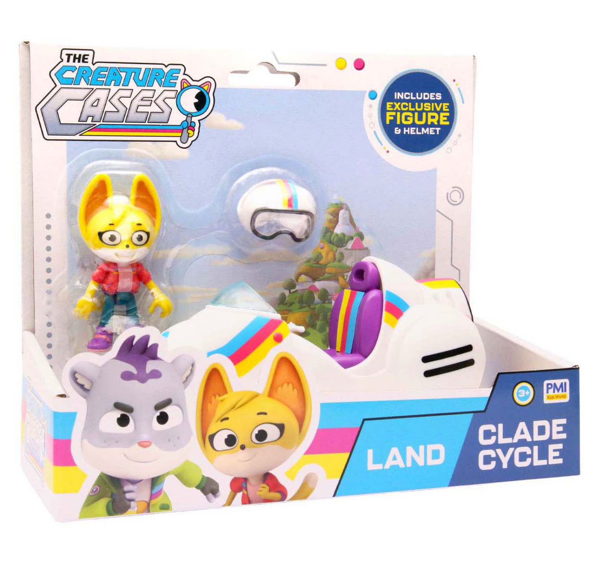 Eläinetsivät The Creature Cases Clade Cycle Land -Leikkisetti