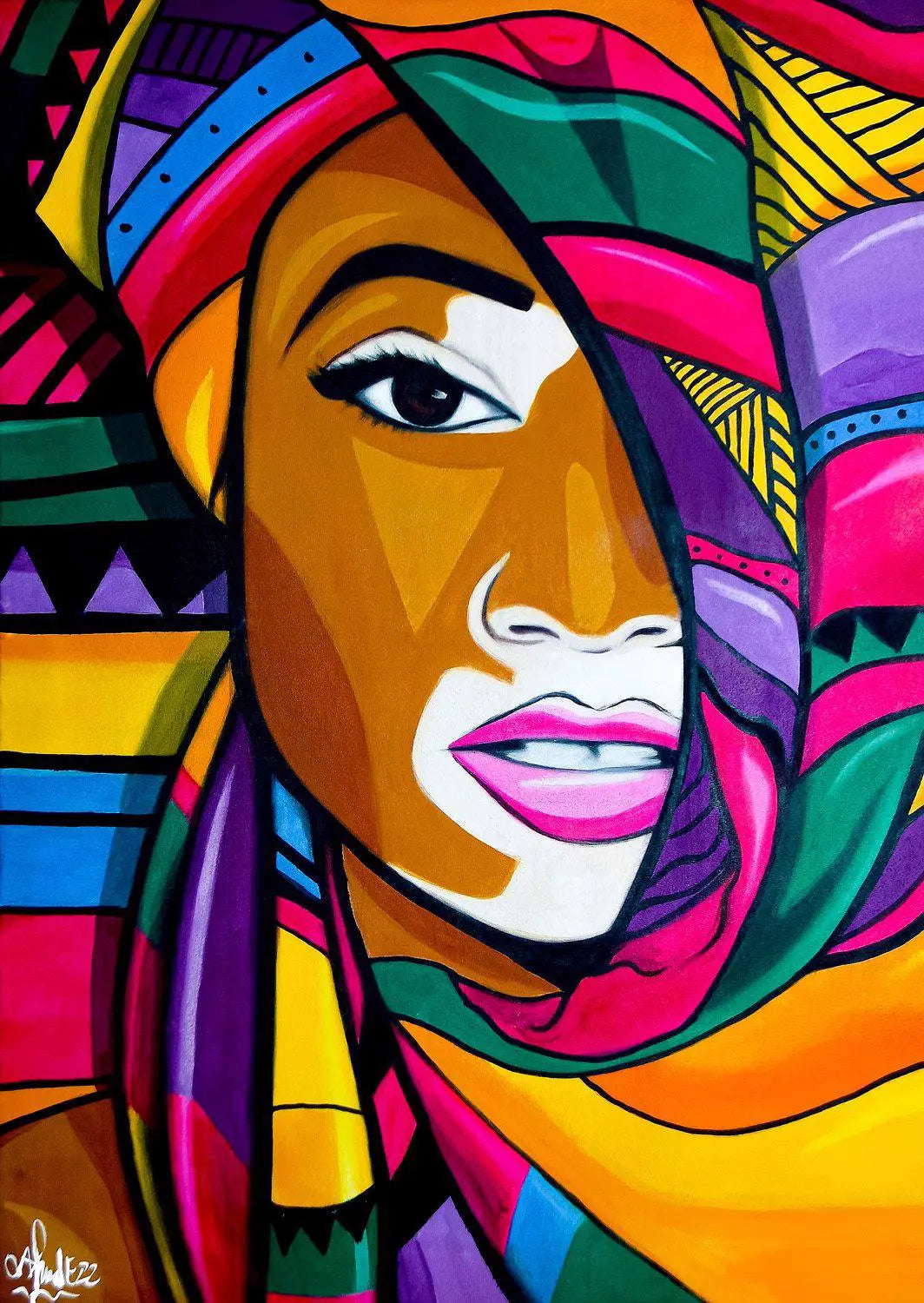 Enjoy Puzzle 1000 Palan Palapeli African Beauty