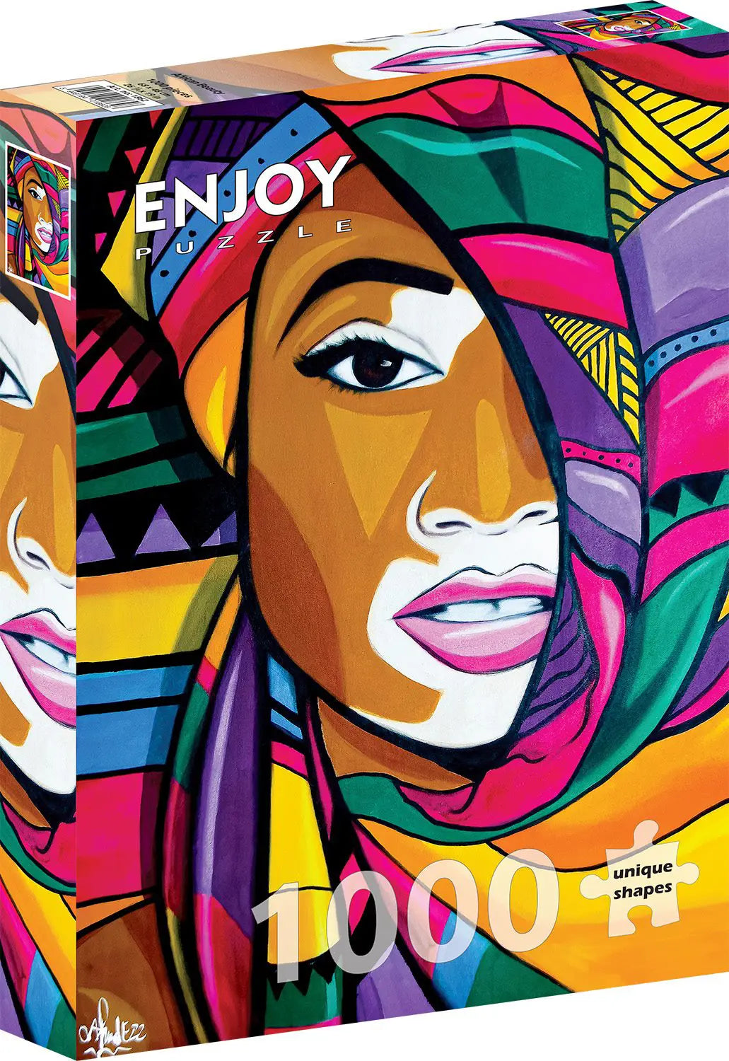 Enjoy Puzzle 1000 Palan Palapeli African Beauty