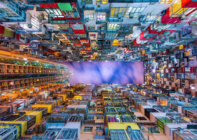 Enjoy Puzzle 1000 Palan Palapeli Colorful Apartment Building, Hong Kong