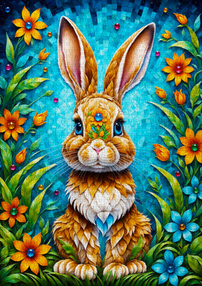 Enjoy Puzzle 1000 Palan Palapeli Garden Bunny
