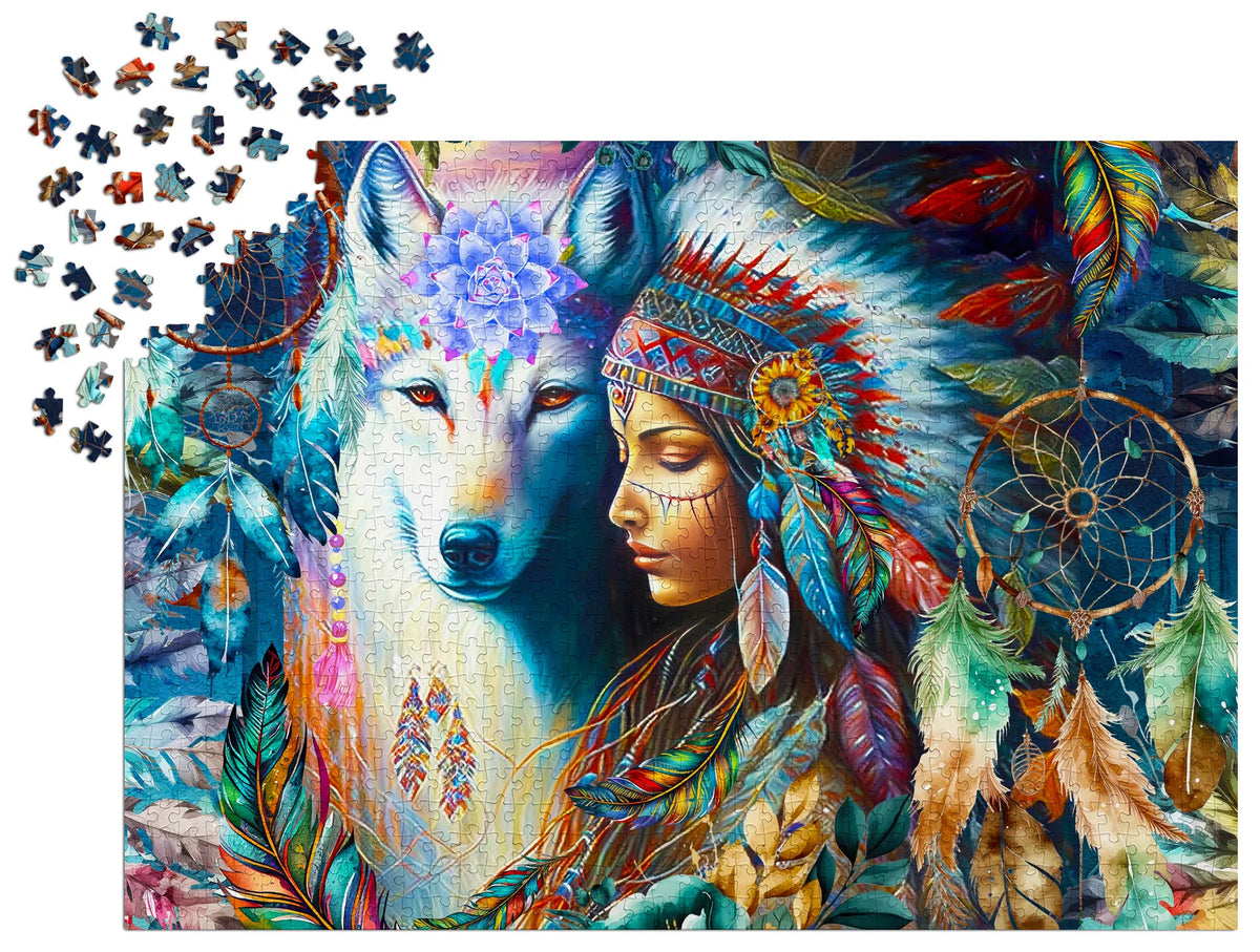 Enjoy Puzzle 1000 Palan Palapeli Native Princess