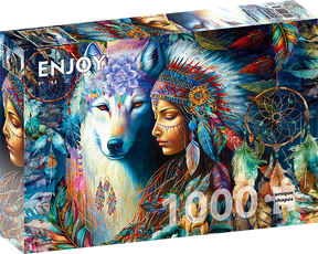 Enjoy Puzzle 1000 Palan Palapeli Native Princess