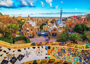 Enjoy Puzzle 1000 Palan Palapeli View from Park Guell, Barcelona