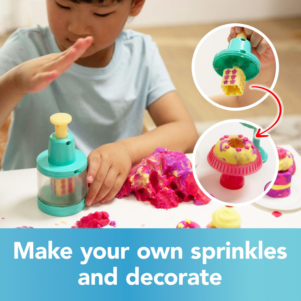Epic Sand Sprinkle Bake Shop Set Muovailtava Taikahiekka