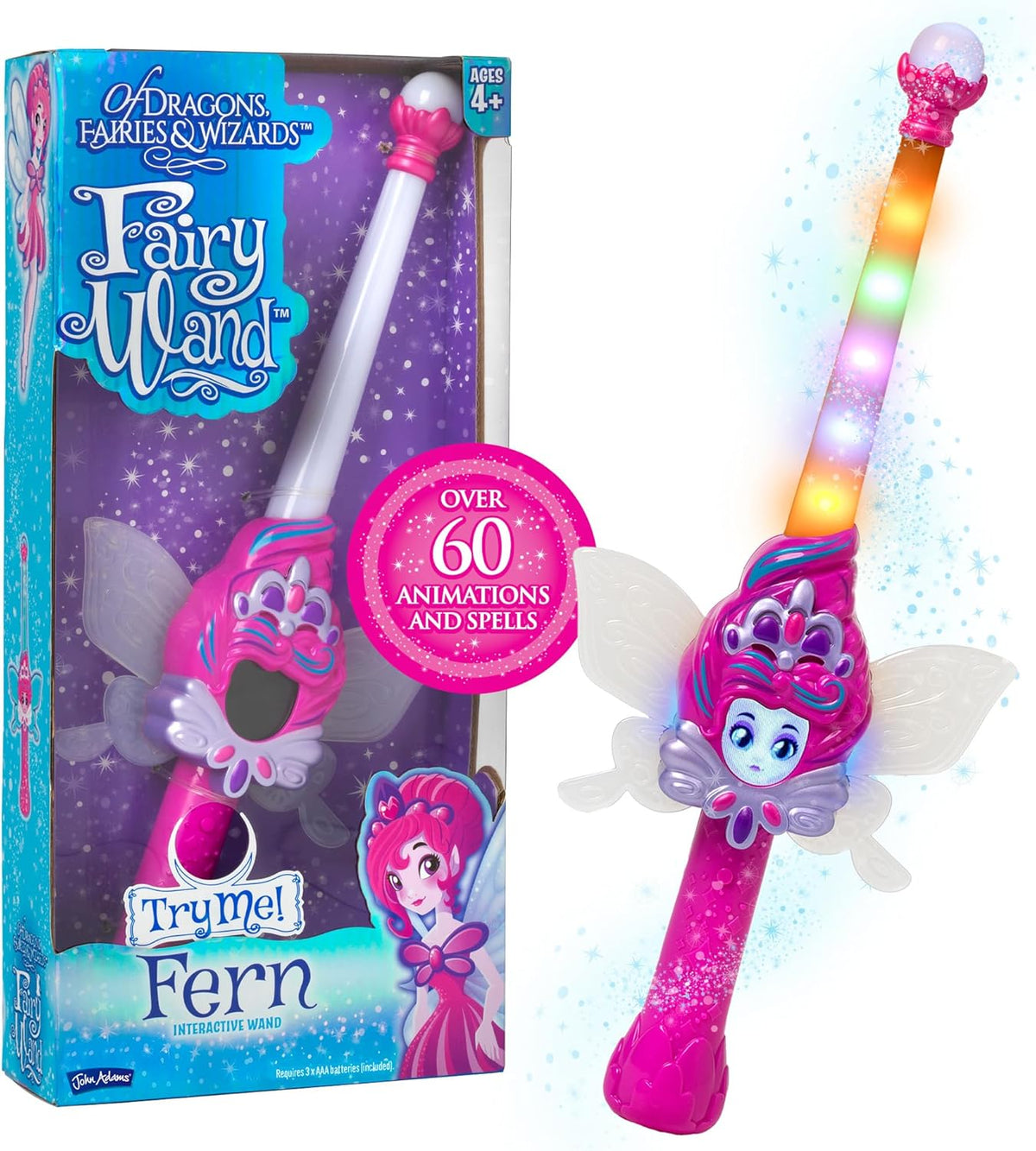 Fairy Wand Lasten Taikasauva Äänellä ja Valolla