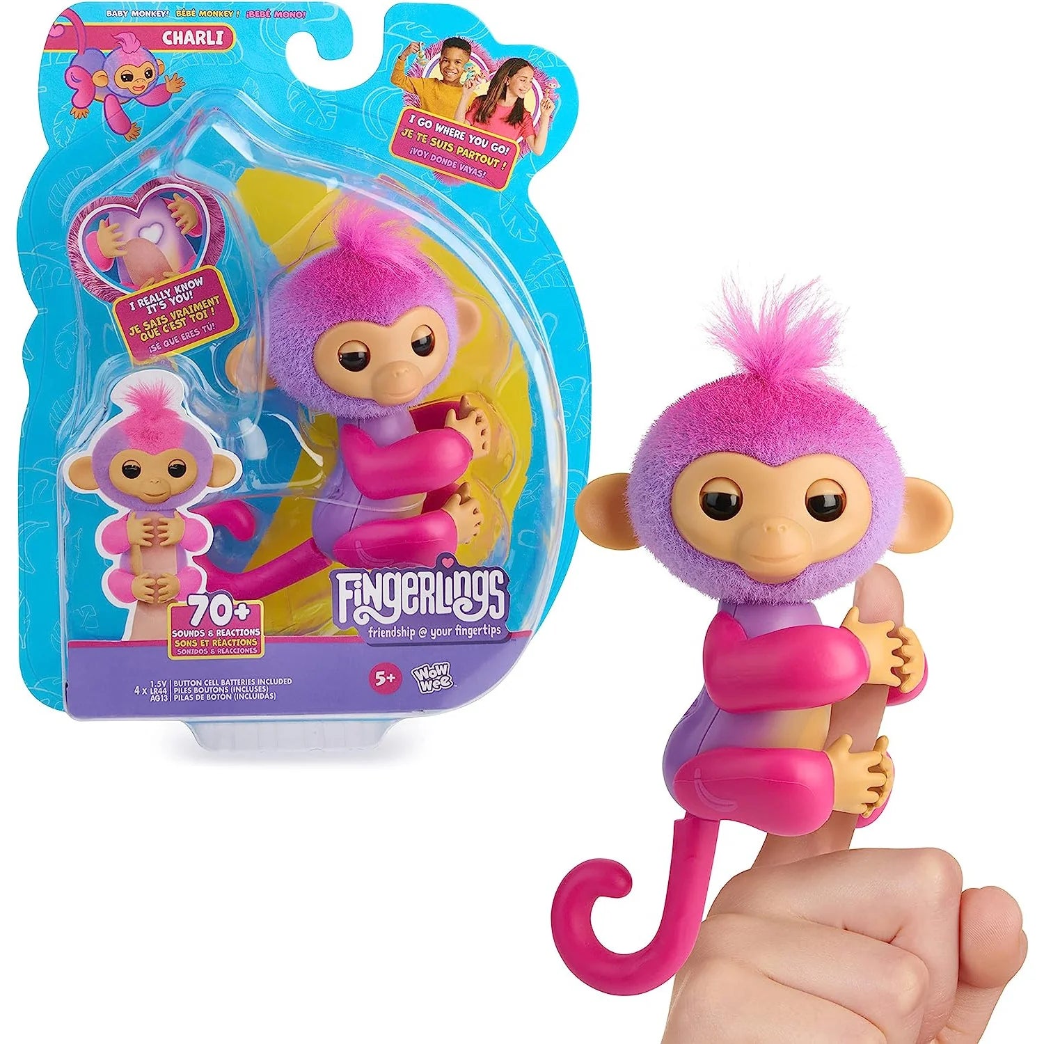 Fingerlings Apina Liila Charli