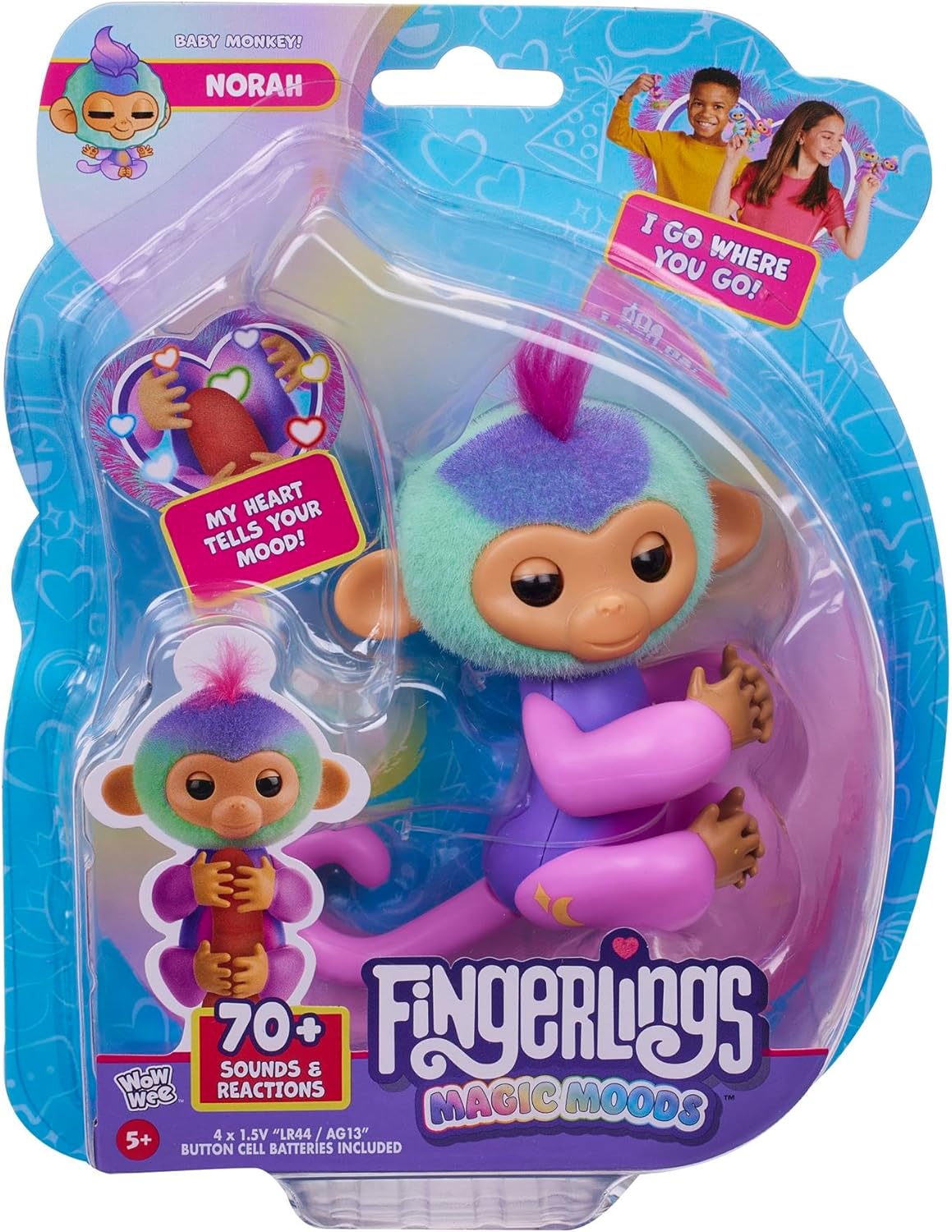 Fingerlings Apina Monivärinen Magic Moods