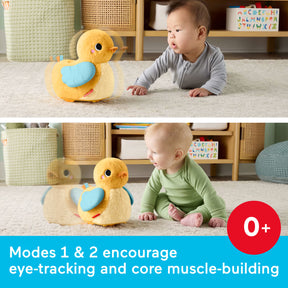 Fisher-Price Flap & Follow Duck Liikkuva Ankka Konttausopetteluun/Kävelyopetteluun 