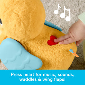 Fisher-Price Flap & Follow Duck Liikkuva Ankka Konttausopetteluun/Kävelyopetteluun 