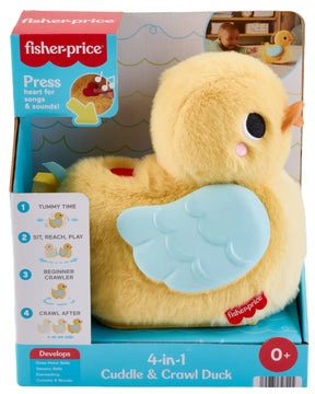 Fisher-Price Flap & Follow Duck Liikkuva Ankka Konttausopetteluun/Kävelyopetteluun 