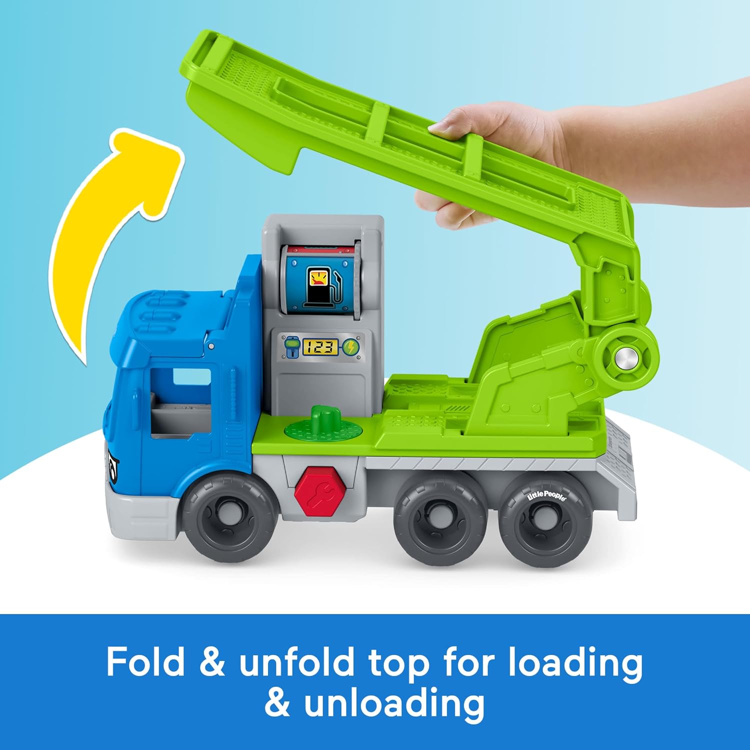 Fisher-Price Load & Roll Hauler Autonkuljetusauto Ja Hahmot