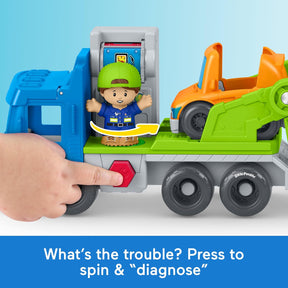 Fisher-Price Load & Roll Hauler Autonkuljetusauto Ja Hahmot