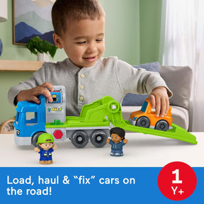 Fisher-Price Load & Roll Hauler Autonkuljetusauto Ja Hahmot