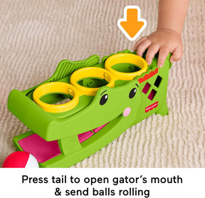 Fisher-Price Tap & Roll Alligator Aktiviteettilelu 