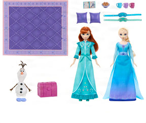 Frozen Elsa Ja Anna Yökyläily Leikkisetti