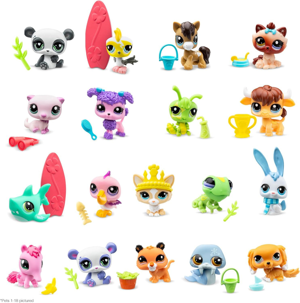 Littlest PetShop 1kpl Hahmopakkaus Muurahaiskarhu G7 #15