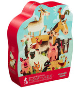 Crocodile Creek Barnyard Buddies Lattiapalapeli 36 Palaa