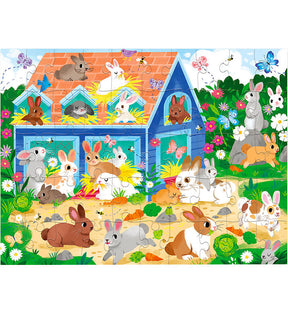 Crocodile Creek Bunny House Palapeli 50 Palaa