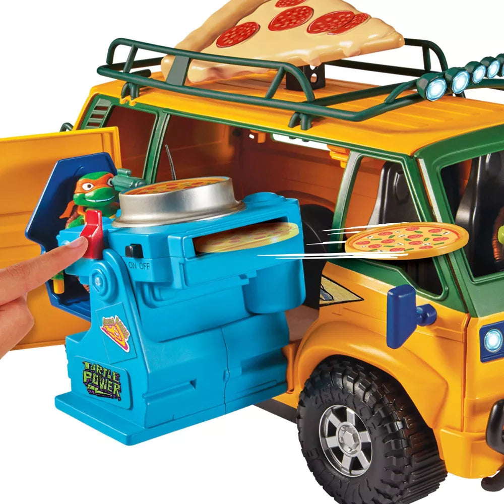 Teini-ikäiset Mutanttininjakilpikonnat Turtles Pizza Kuljetusauto
