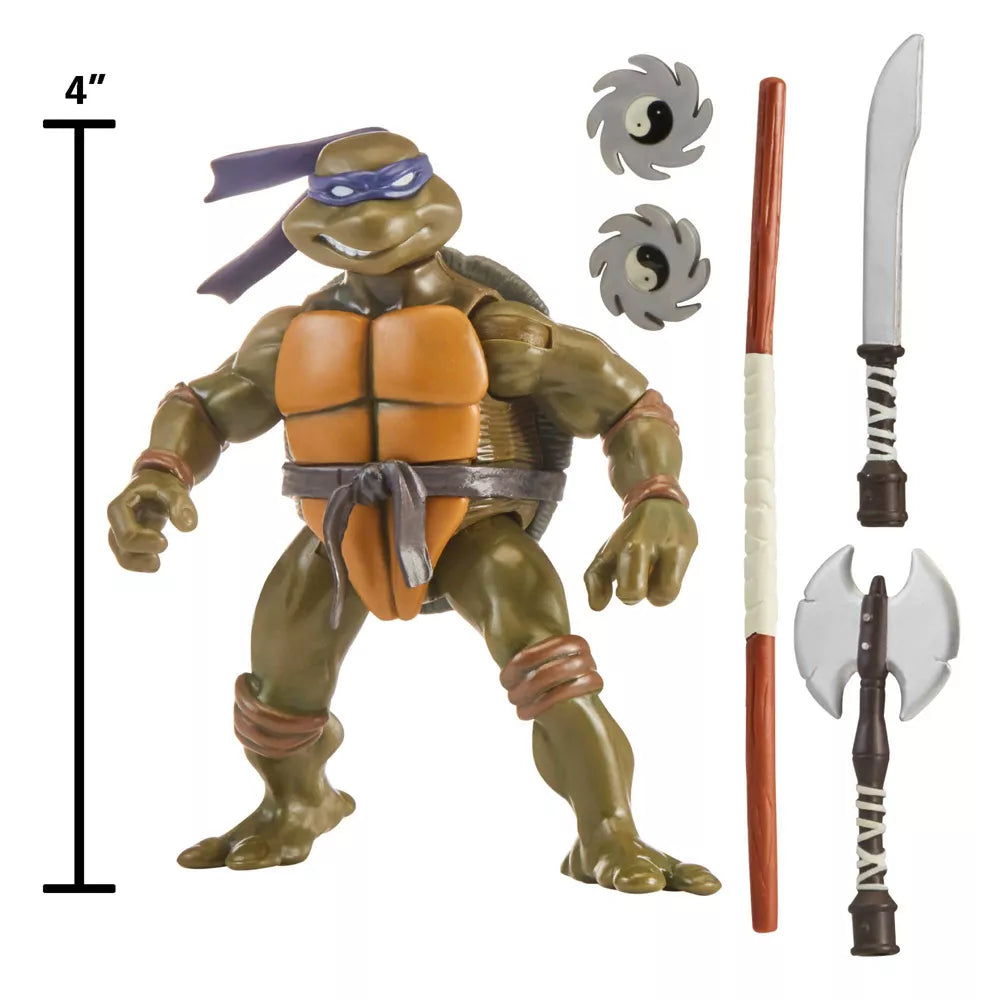 Teini-ikäiset Mutanttininjakilpikonnat Classic Donatello 12cm Turtles Figuuri ja Varusteet