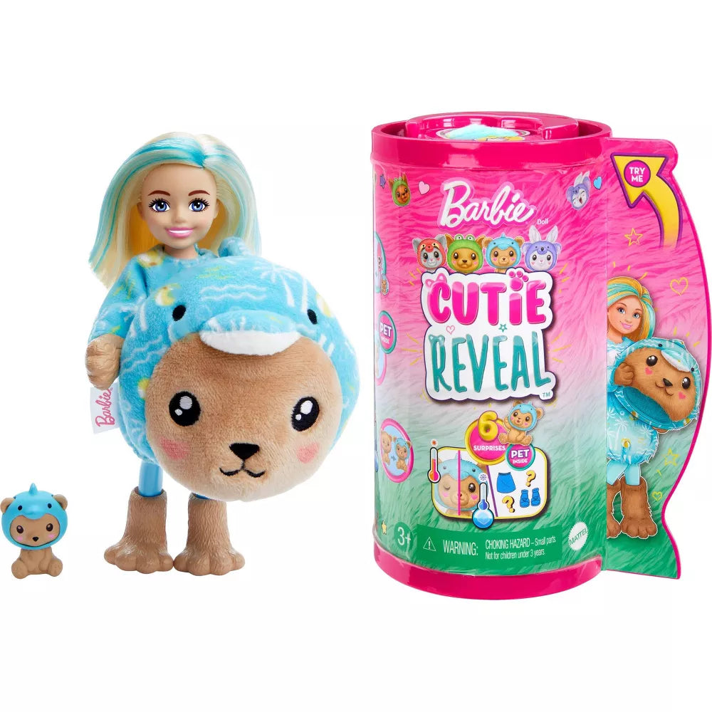 Barbie Chelsea Nukke Cutie Reveal Costume Cuties Sininen puku