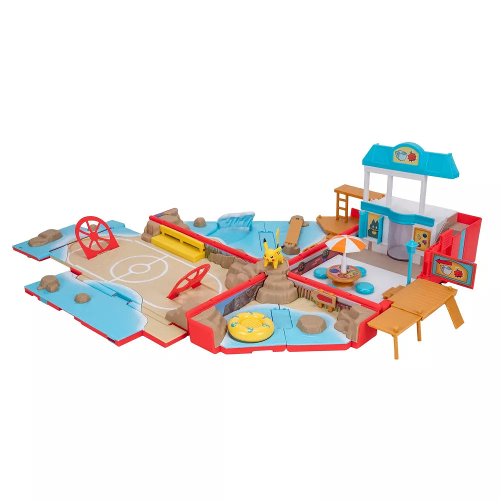 Pokemon Carry Case Playset Leikkireppu Beach Battle
