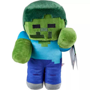 Minecraft Zombie Pehmolelu 23cm