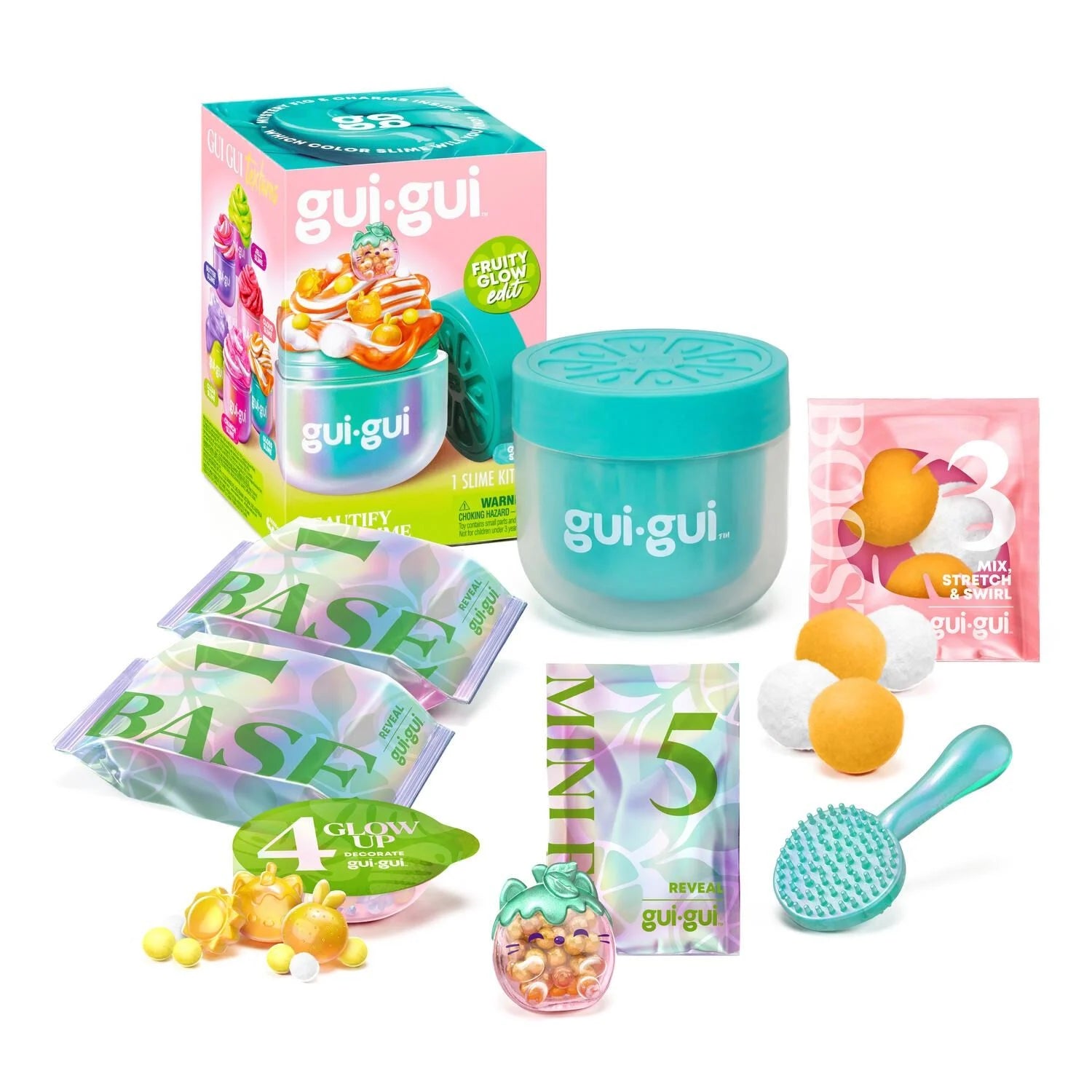 GUI GUI Fruity Glow Slime Lajitelma