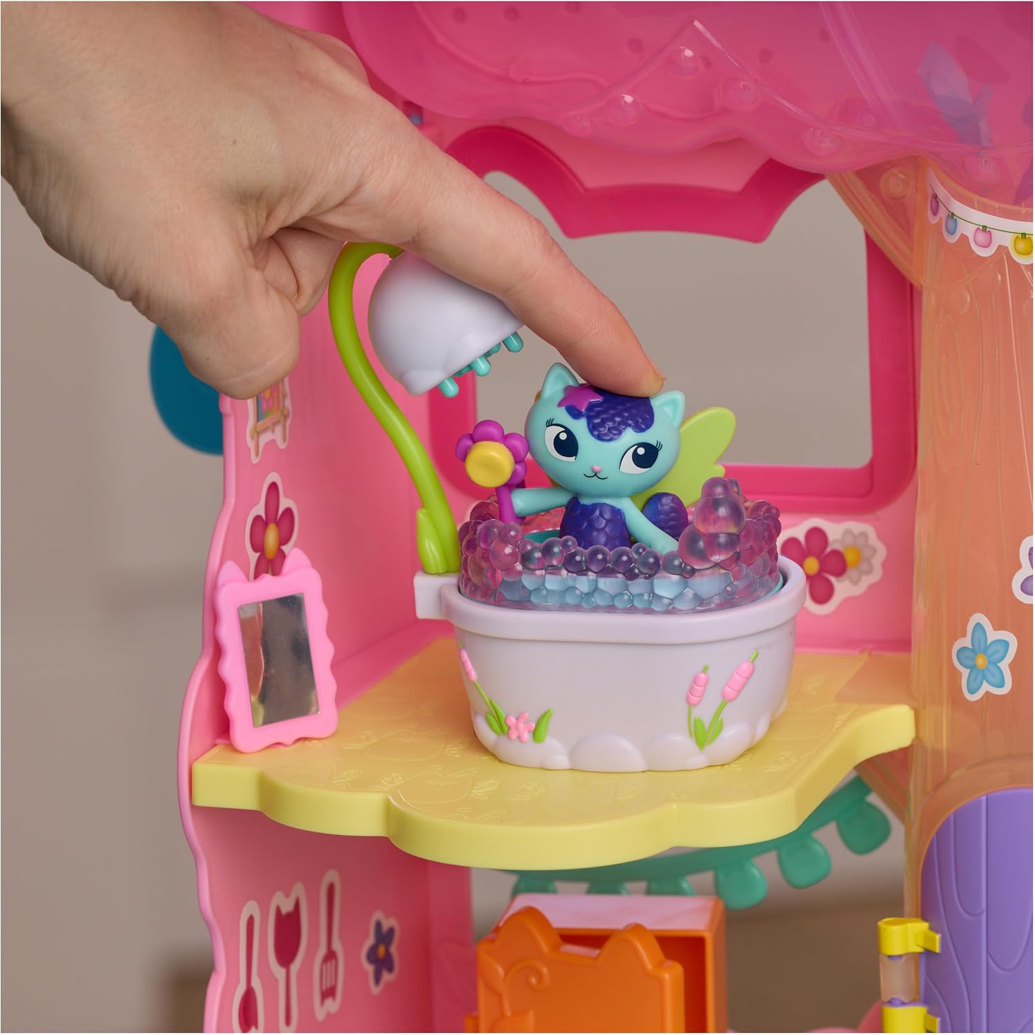 Gabby's Dollhouse Fairylandia Mercats Fairy Bathroom Leikkisetti