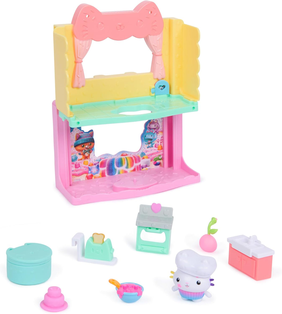 Gabby's Dollhouse Movie Portal Rooms Kitchen Lisähuone