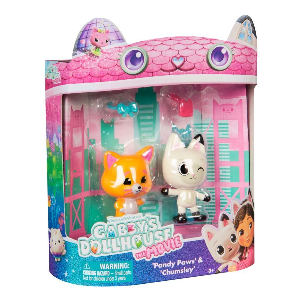 Gabby's Dollhouse The Movie Hahmopakkaus Pandy Paw's & Chumsley