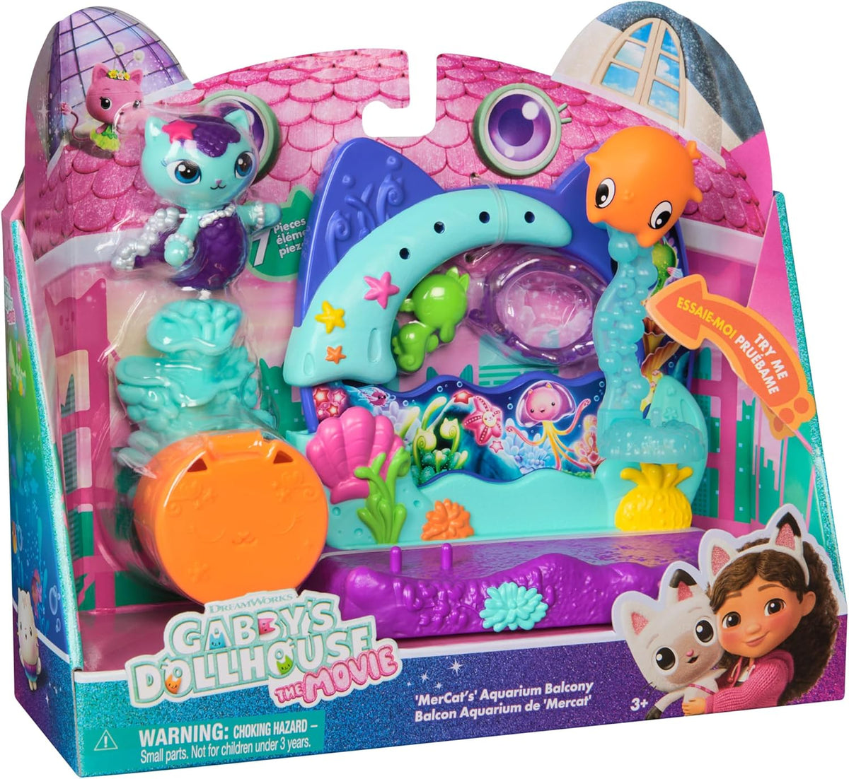 Gabby's Dollhouse the Movie MerCat's Aquarium Balcony