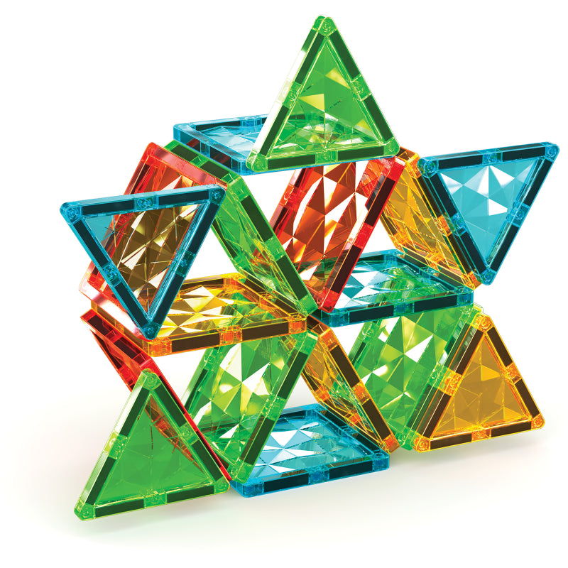 Geomag Magnetic Tiles 3D Magneettinen Rakennussarja 60 Osaa