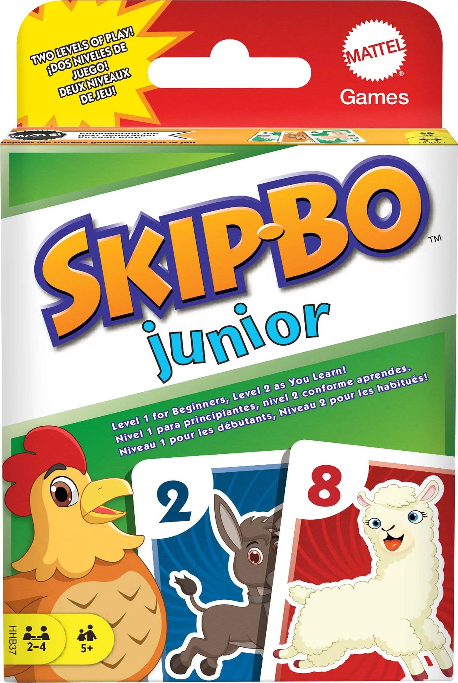 Skip-Bo Junior Pelikortit