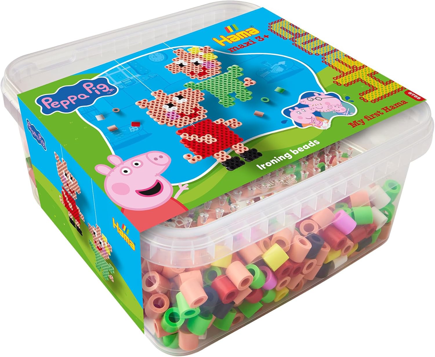 Hama Maxi Pipsa Possu ja Pikkusisko Evie 900 Helmeä