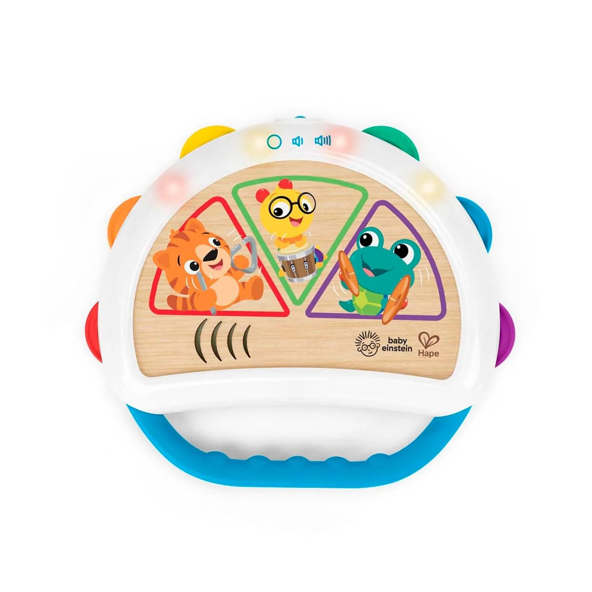 Hape Baby Einstein Tap and Shake Tamburiini Valoilla ja Äänillä