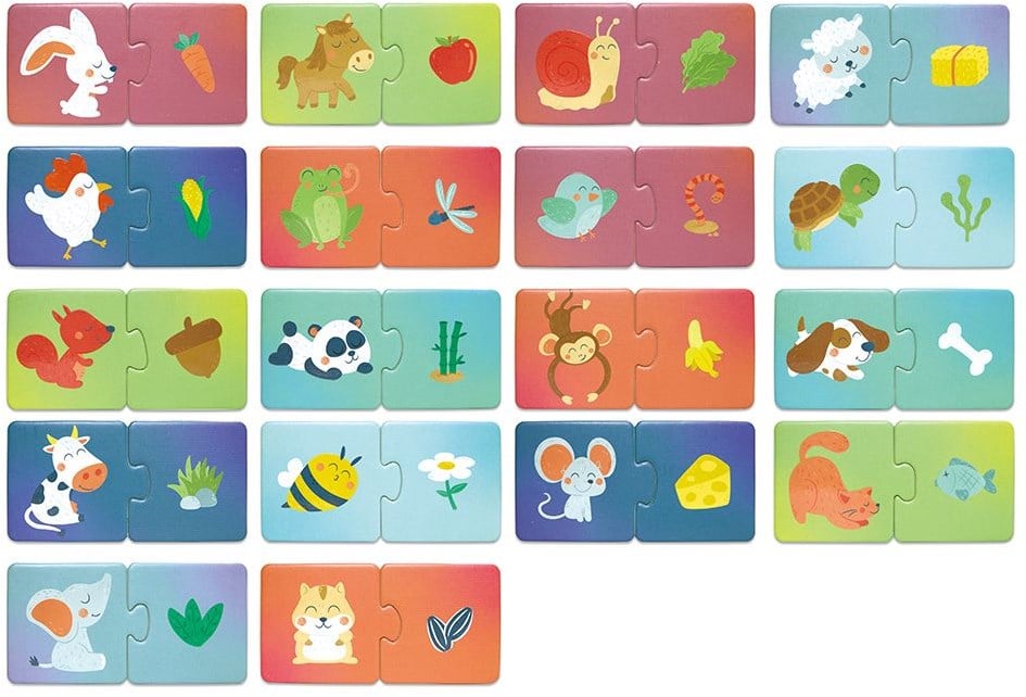 Hape Eläinten Herkut Yhdistämispalapeli